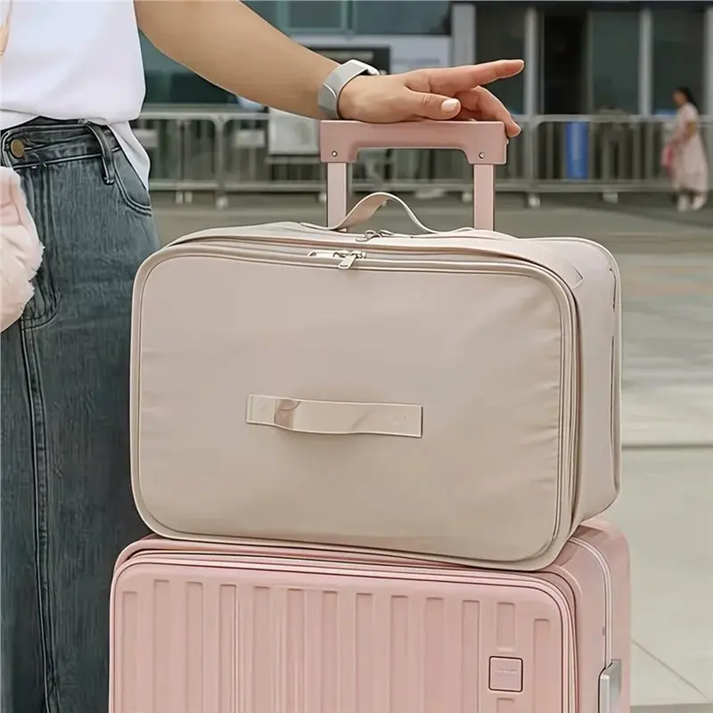 【가격 인하!】가정용품 여행용 수납 가방 1개 다기능 3단 행잉 오거나이저 의류 옷장용