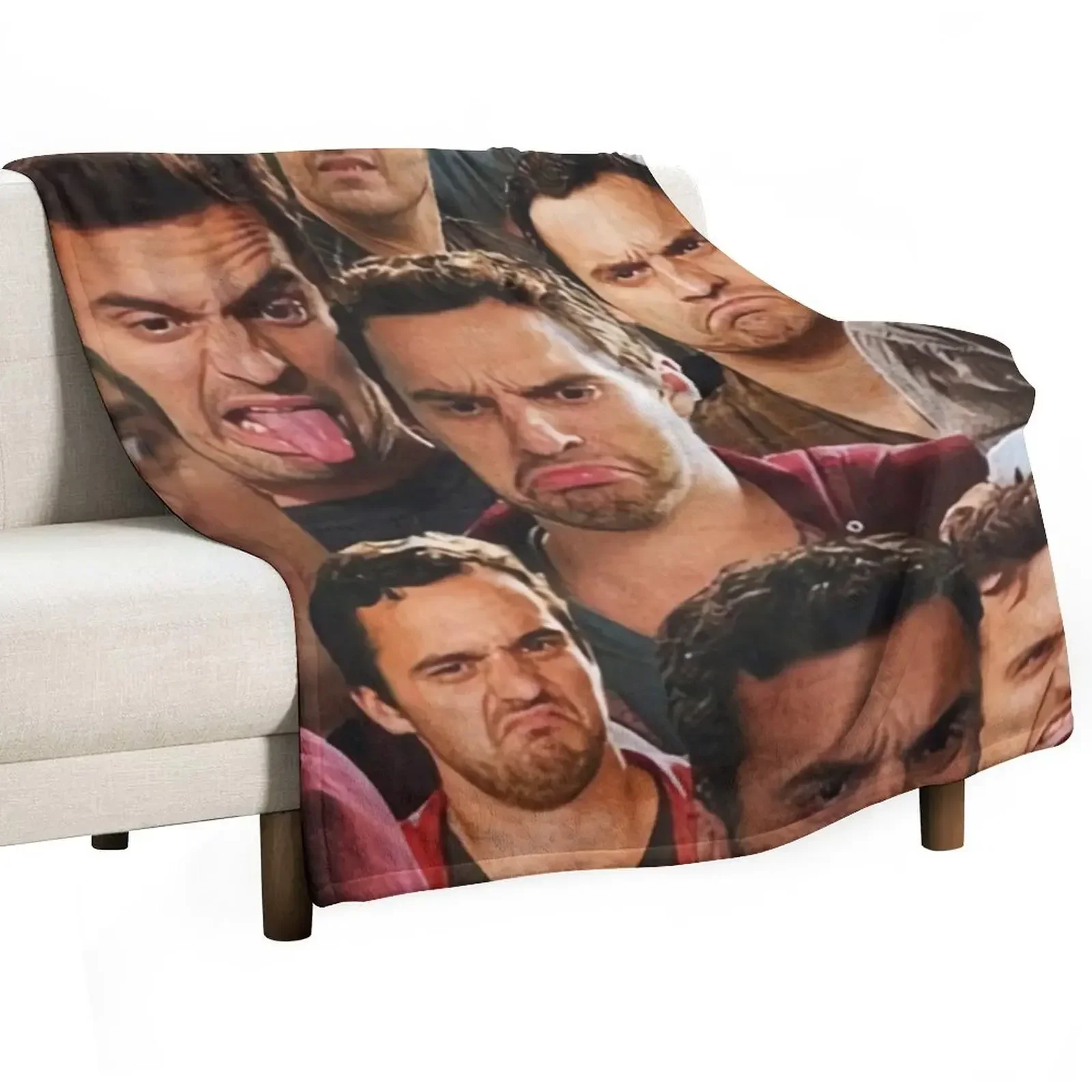 

New Girl Meme Throw Blanket No Pilling Soft Warm Blanket for Bed