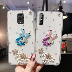 Handmade Butterfly Case For Sony Xperia 10VI 1VI Diamond Soft Case For Sony Xperia 5 V 10 V 1 II 10 III IV ACE3 XA3Ultra XZ3 XZ4