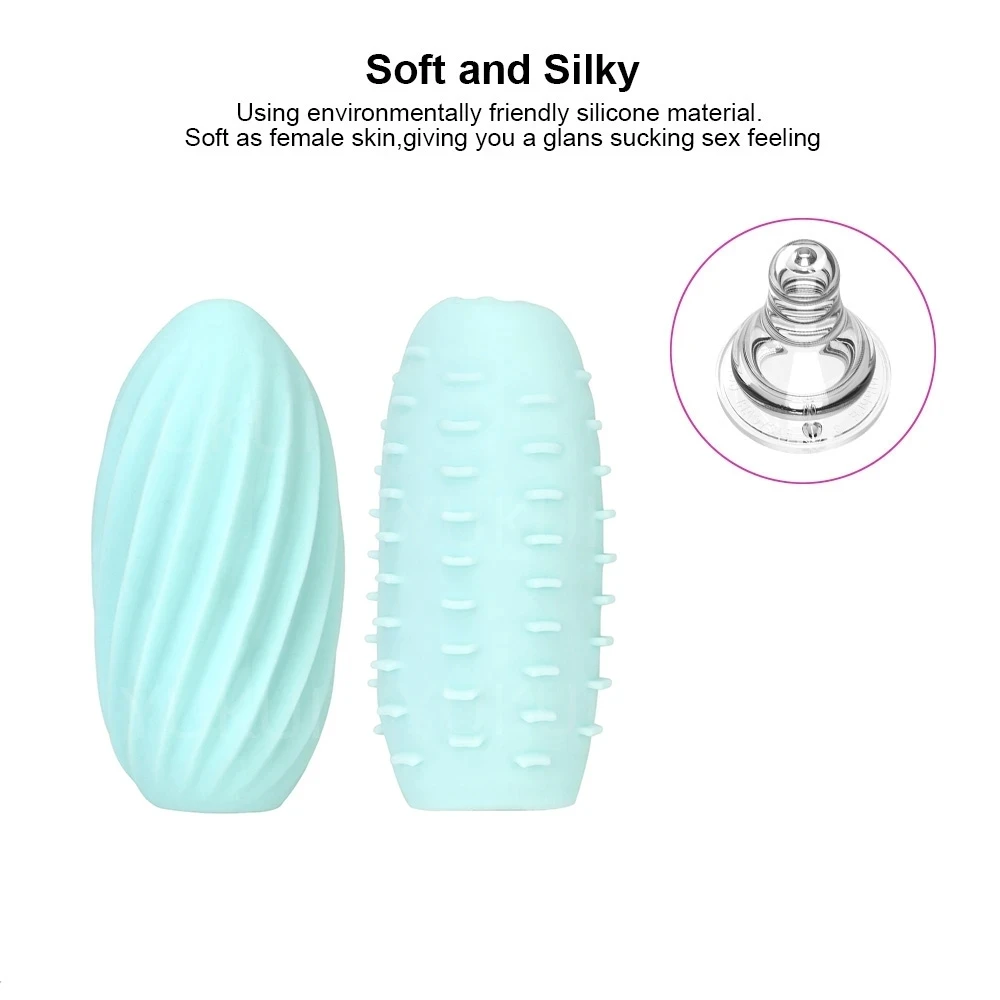 Male Masturbator Artificial Pussy Vaginal Sucking Penis Pump Spikes Exerciser Sexy Toys Erotic Portable Trainer Penis Massage