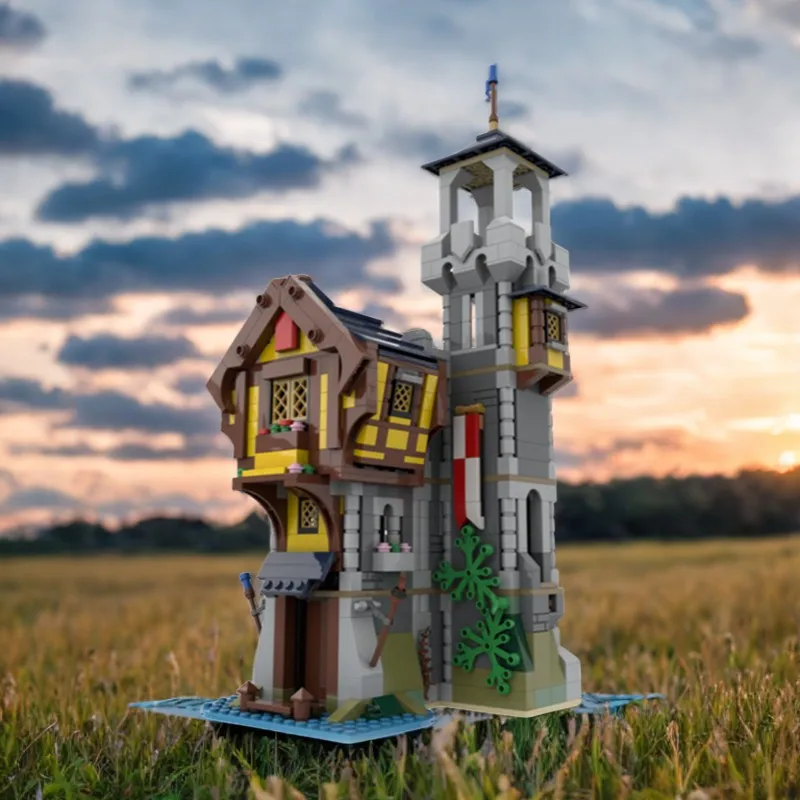 

1401PCS MOC Kestrel Keep Buildings Blocks Creative castle Toy for Children Birthday Gift Enhance Creativity Skill