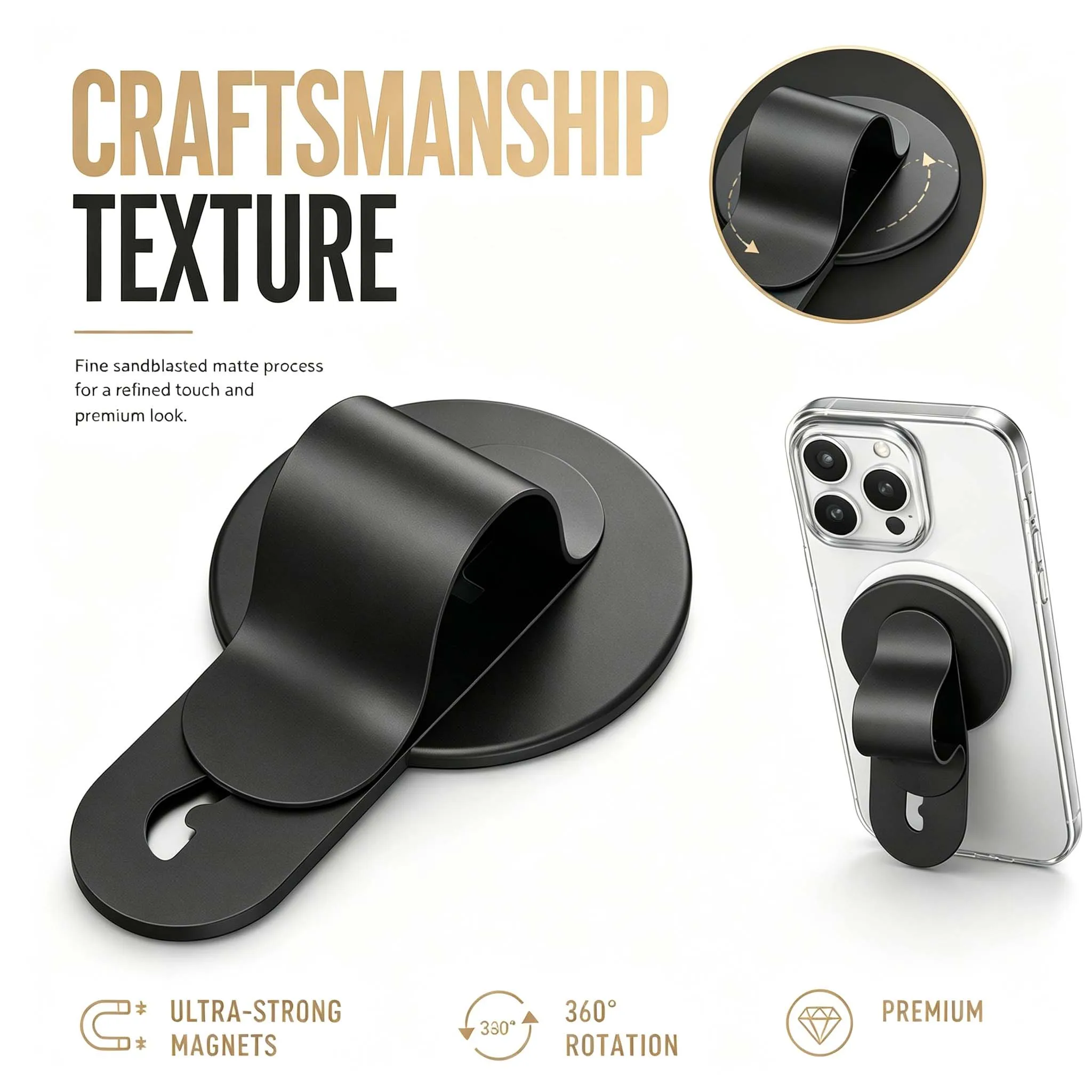 Magsafe Cellphone Grip Talk Magsafe Foldable Adjustable For Iphone Android Phone