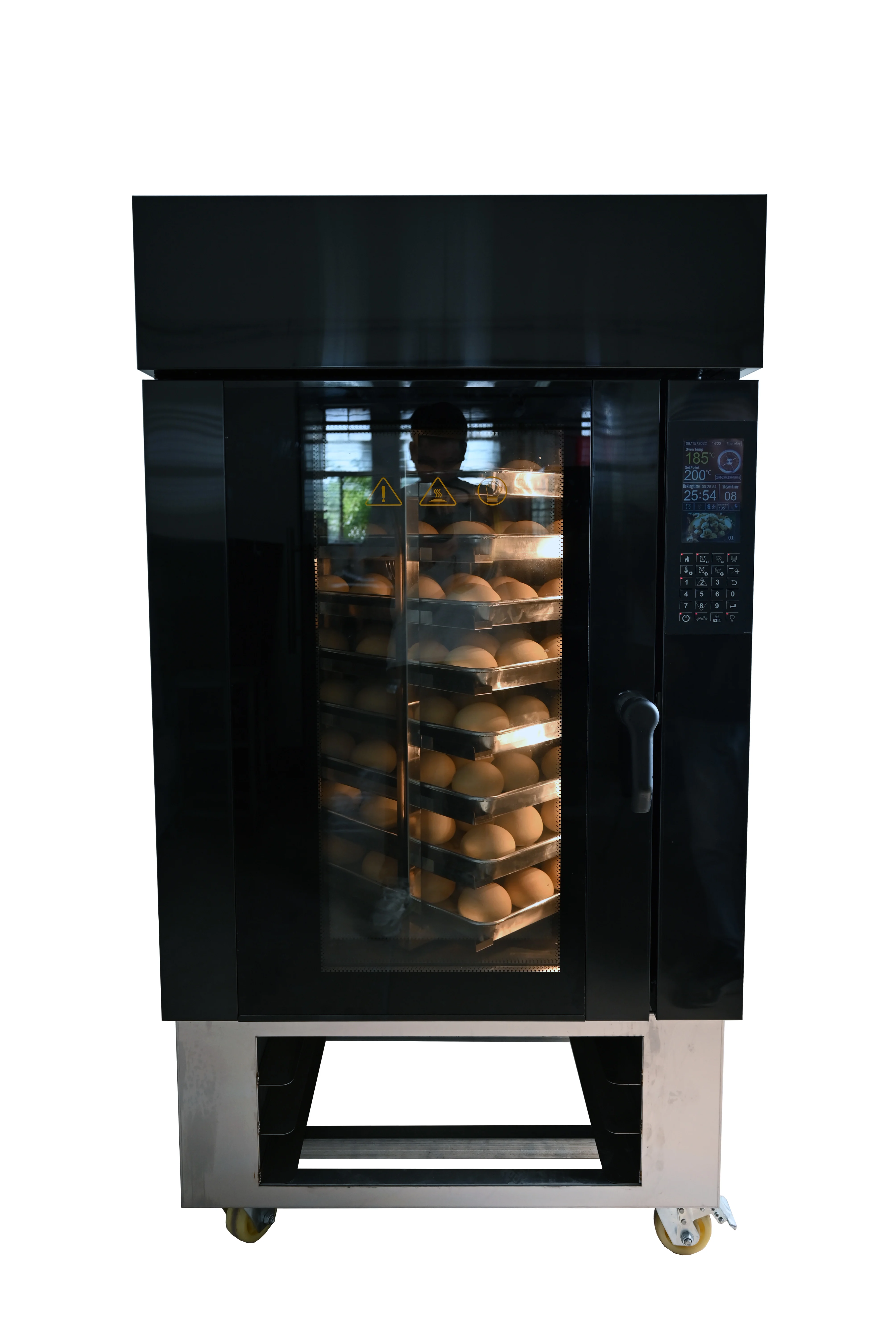 Commercial 5/8/10 Trays Electric Rotary Oven for Baking