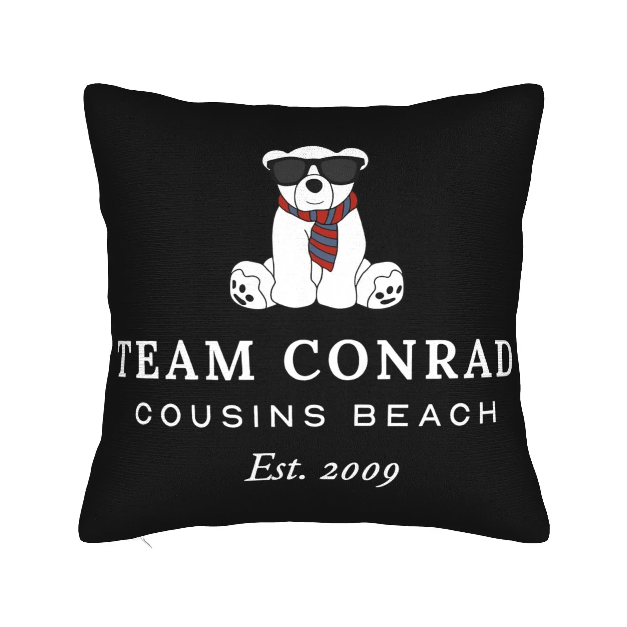 Team Conrad Est. 2009 The Summer I Turned Pretty Pillowcase Soft Cushion Cover Decorative  Throw Pillow Case Cover Car
