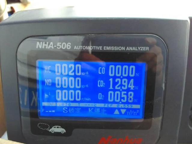 Car HC, CO, CO2 ,O2, NO NHA-506 Concentration Universal Emission