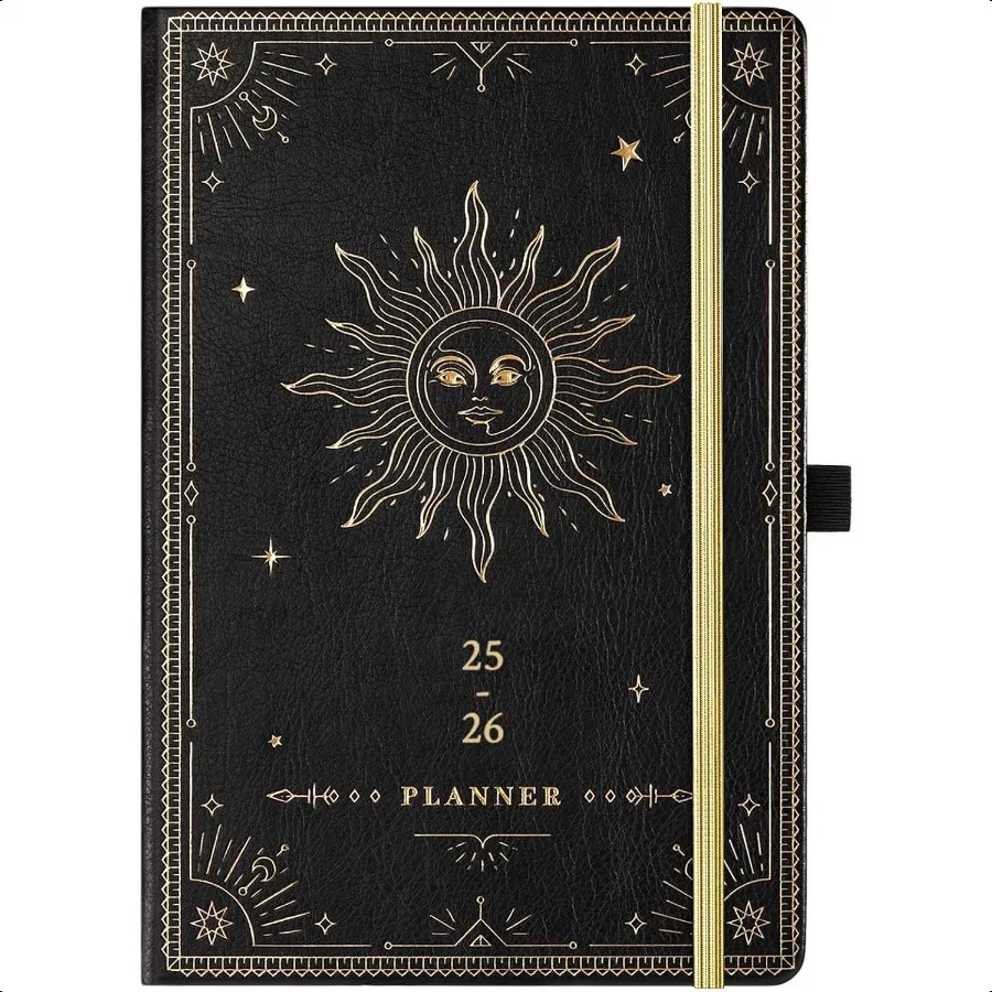 

20252026 Academic 20252026 July 2025 June 2026 5.75" x 8.25" 20252026 Weekly Monthly Faux Leather 20252026 with Back Pocket