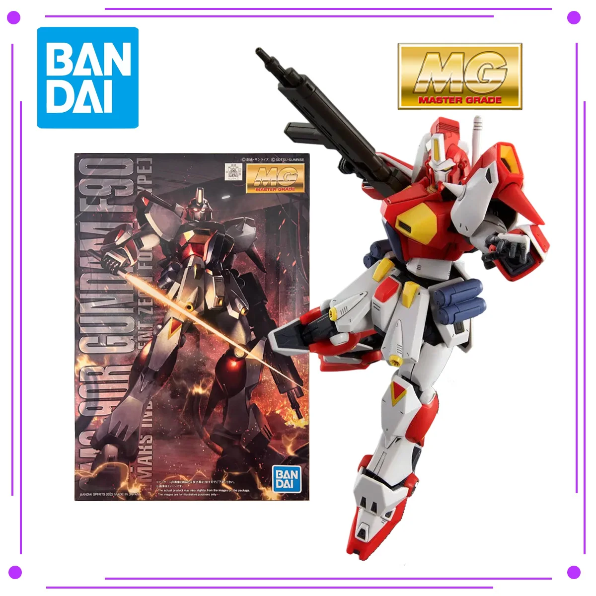 

InStock Original Authentic BANDAI MG 1/100 OMS-90R Gundam F90 Mars Zeon Assembly Model Kit Action Figure Collectible Best Gift