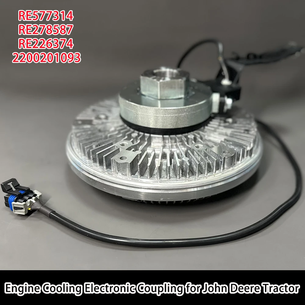 

RE577314 Engine Cooling Electronic Coupling for John Deere Tractor 7030/7730 2200201093 Viscous Silicon Oil Fan Clutch RE278587