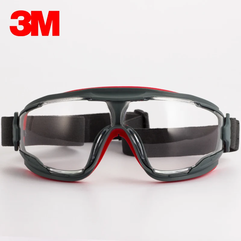 3M GA501 Anti-fog Glasses Goggle Anti-Impact Detachable PC Lens Chemical Riding Splash ANSI Z87 UV Work Protective Factory