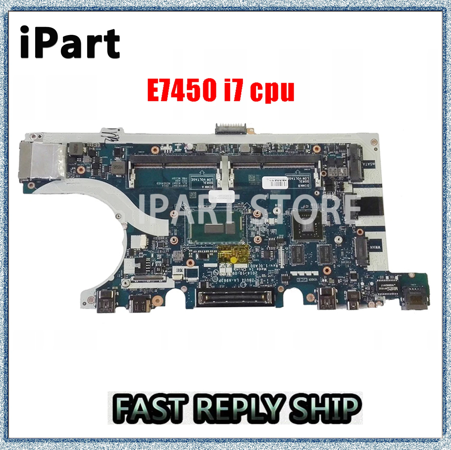 

ZBU11 LA-A963P For DELL E7450 Laptop Motherboard i7-5600U CPU N15S-GT-S-A2 840M/2G CN-0KVR03 0KVR03 KVR03 100% Test Good Working