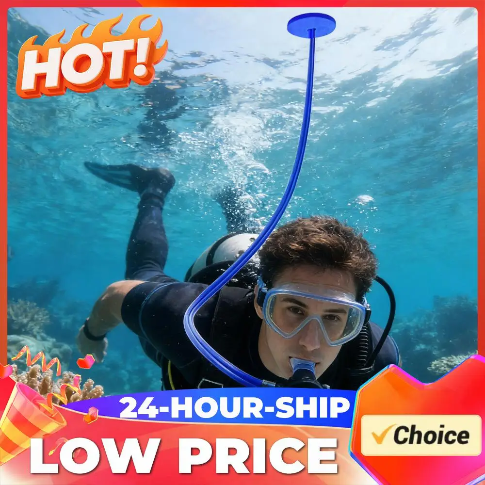 

Diving Snorkel Breathing Tube Flexible Foldable Diving Dry Snorkel Underwater Snorkeling Equipment for Beginners and Experts