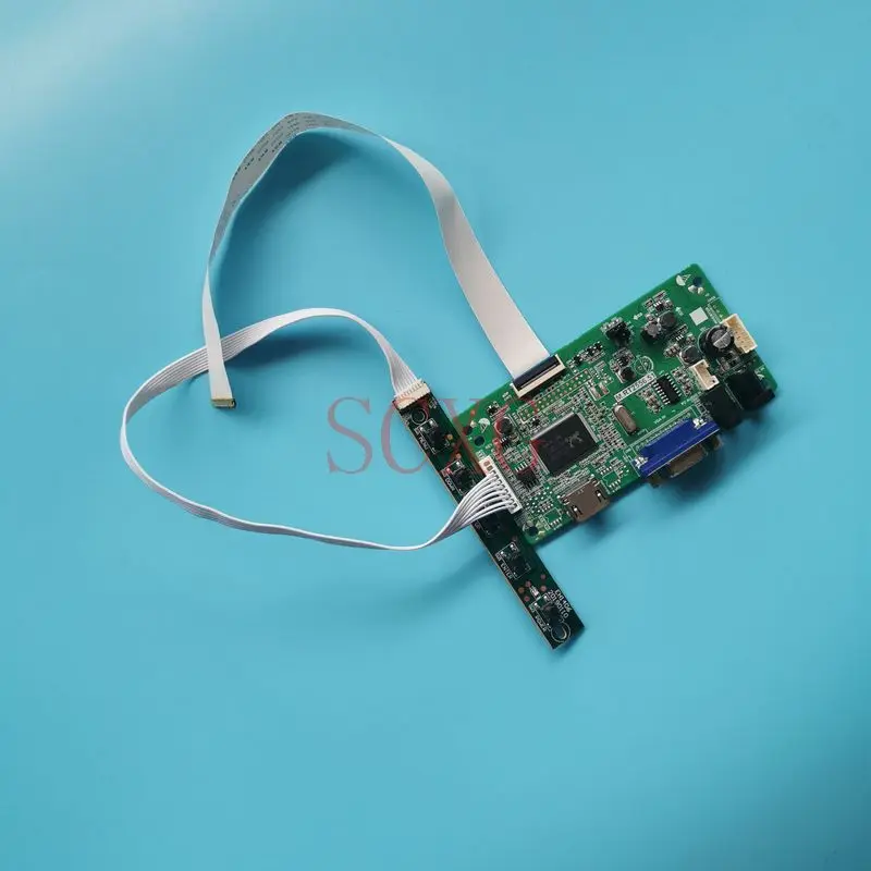 Matrix Controller Board Fit LP140WD2 LTN140KT14 LTN140KT13 LP140WD1 1600*900 1600x900 VGA+HDMI Laptop Display 30 Pin EDP Kit DIY
