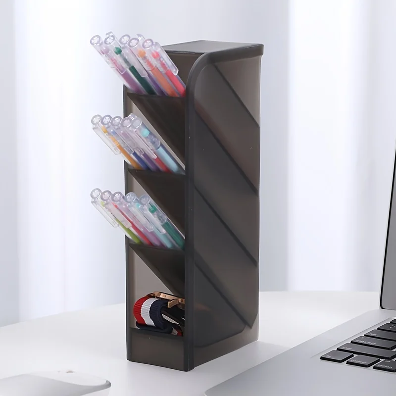 

1pc Multi-Layer Pen Holder & Cosmetic Brush Storage Holder - Perfect for Office & School Supplies