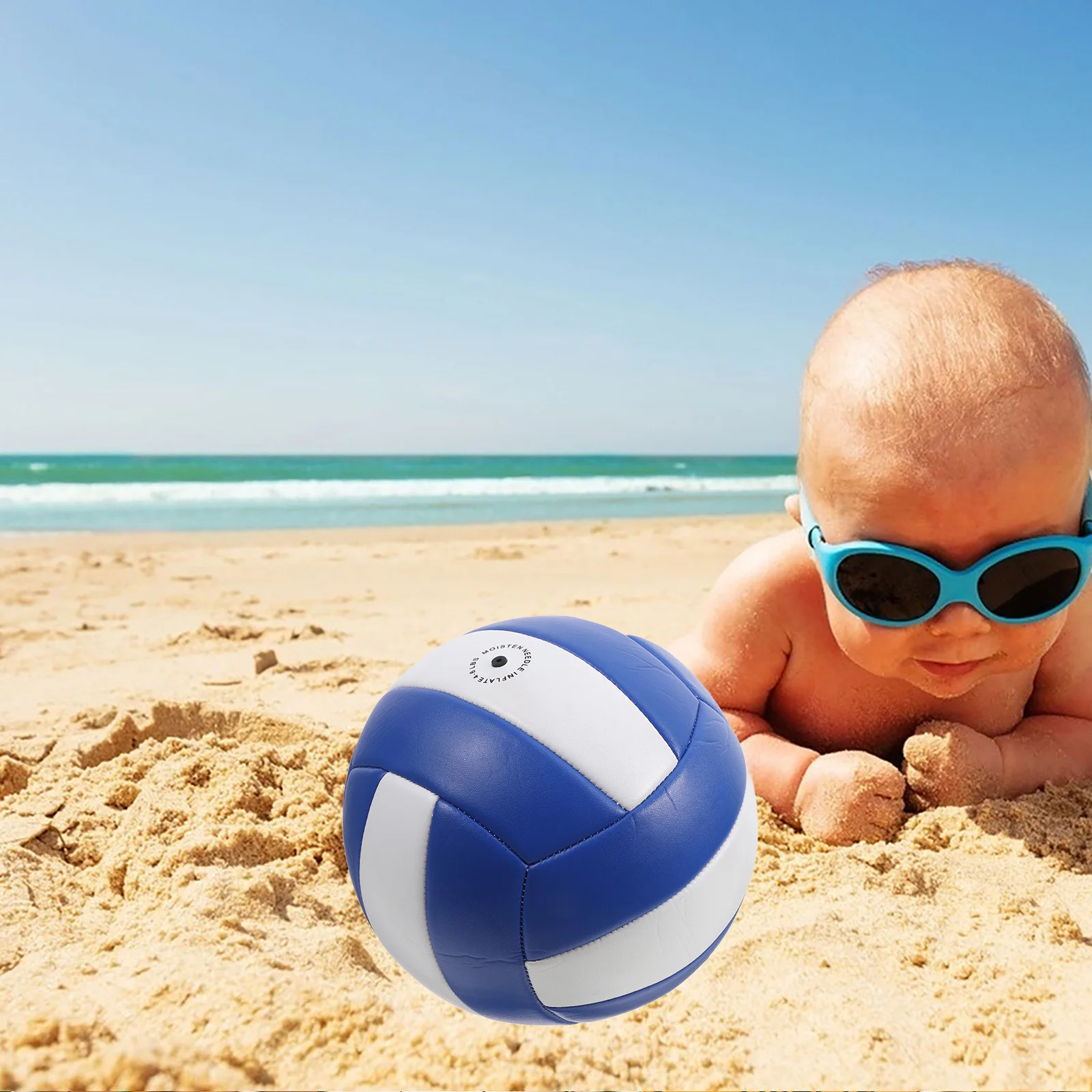 كرة طائرة شاطئية ناعمة، سطح أملس عالي المتانة، مثالي لجميع الأعمار، مستويات المهارات، حمامات السباحة، الحدائق، صالات رياضية، كرة الطائرة الشاطئية