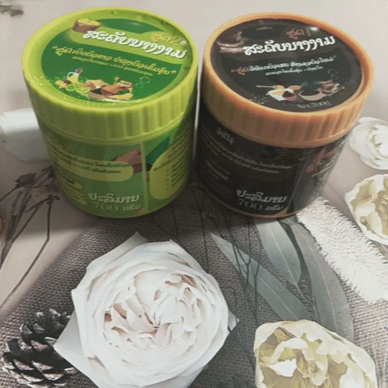 Authentic Thai Exfoliating Body Scrub, Brightening & Hydrating Body Polish for Silky Smooth Skin, Long-Lasting Radiance