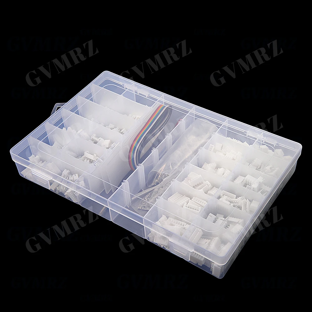 PH2.0mm XH2.54mm 2P 3P 4P  2.54mm 2.0mm Pitch Shell Base Straight Pin Bent Pin Terminal JST Mixed Set Box 5P 6P 7P