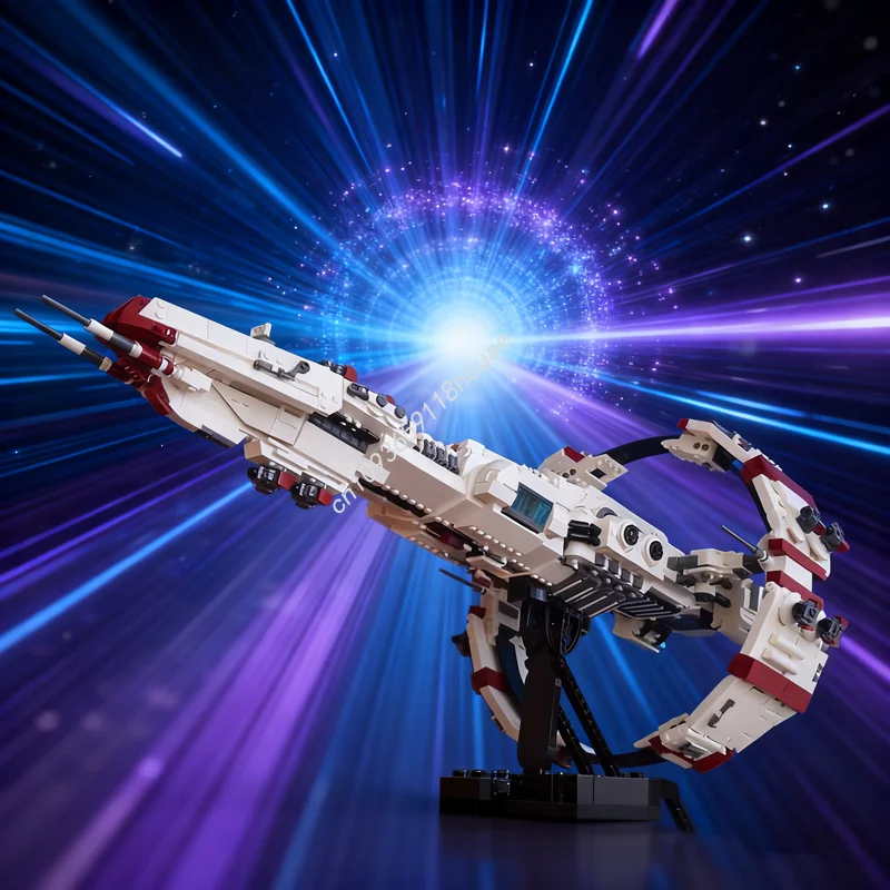 

4759pcs MOC Stratios Sisters EVE Cruiser Online Model Building blocks Architecture DIY Christmas gifts creative Brick toys Kids