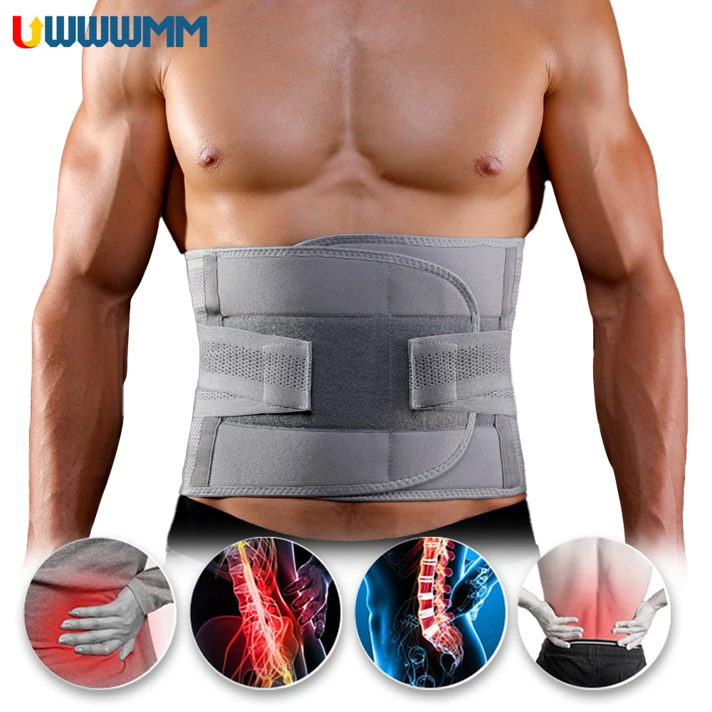 Lower Back Support Belt Women Men Lifting Lumbar Back Brace Pain Relief Herniated Disc Sciatica Back Brace Working