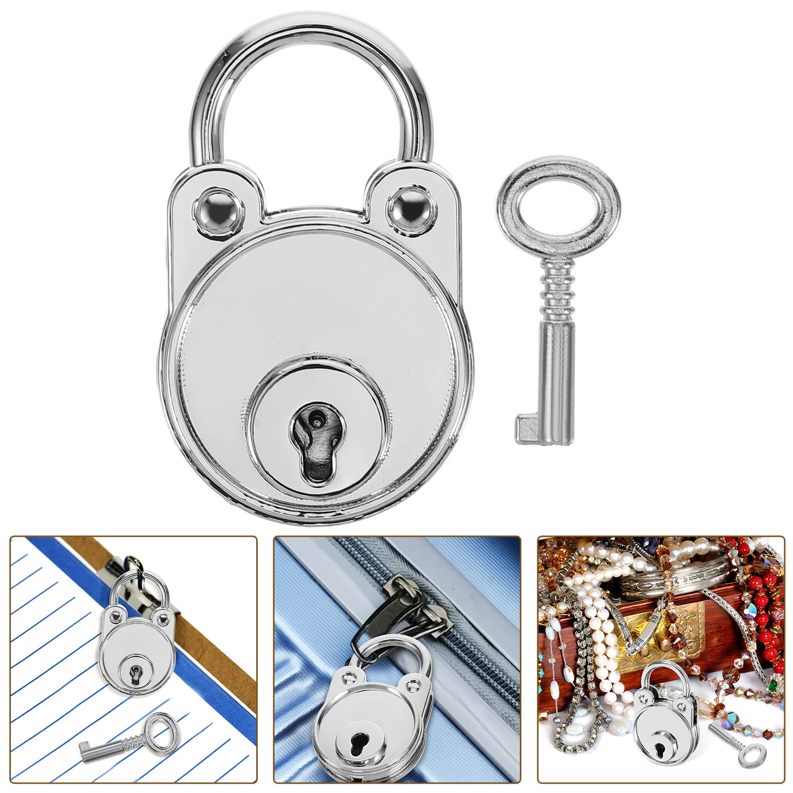 

Zinc Alloy Shape Metal Padlock Small Lock For Small Lock For Diy Diary Diary Diy Decorative Cute Bear Shaped Padlock Travel Gift