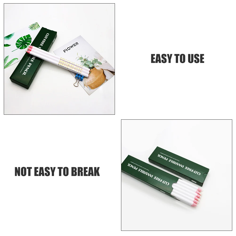 White Pull Crayons High Temp Vanishing Pens Eco friendly Markers Tailors Sewing Tools Plastic Thread Machine Drawing