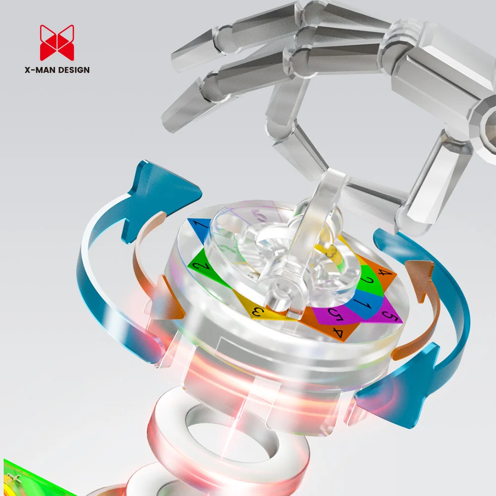 QiYi TORNADO V3-AURORA 3x3x3 Cubo Edición Limitada Cubo Magnético Velocidad Divertida Rompecabezas Profesional Juguetes Regalo para Niños Cubo Mágico