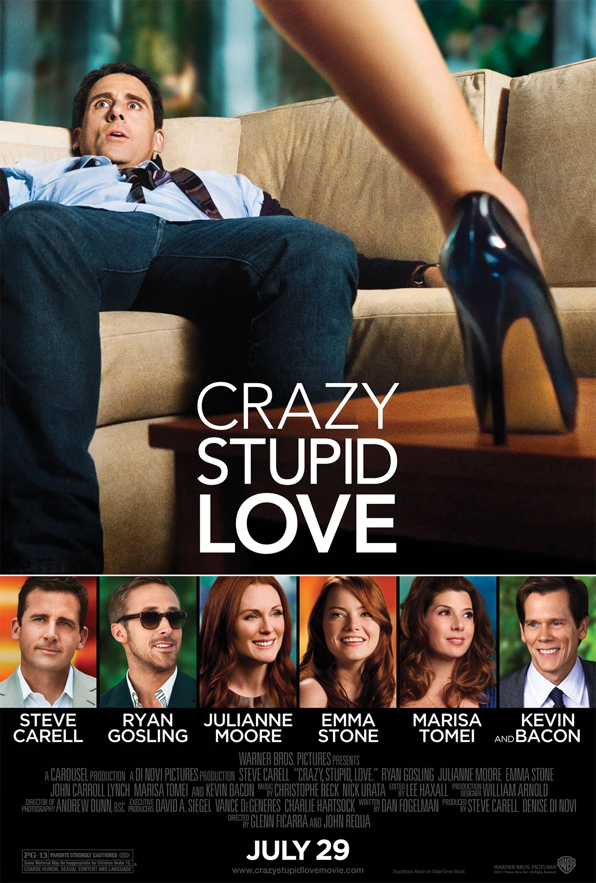 Film Crazy, Stupid, Love (2011) Poster Wall Art Home Interior Decor