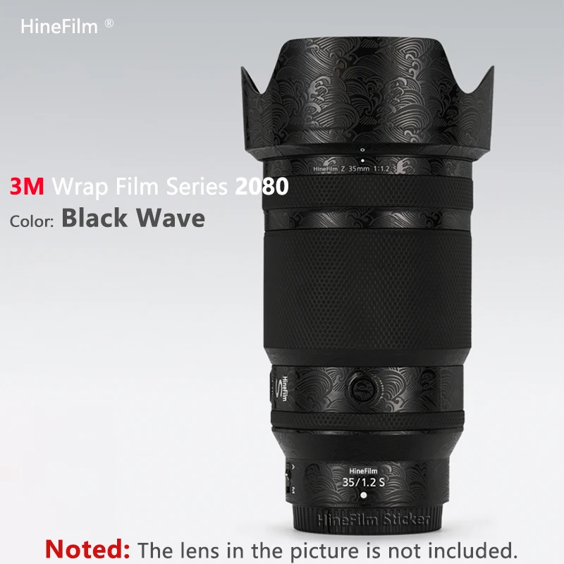 Индивидуальная наклейка на крышку объектива Nikon Z 35 мм f1.2S, наклейка 35 f1.2, наклейка для объектива Nikkor Z 35 1.2 S, наклейка 35F1.2, кожа