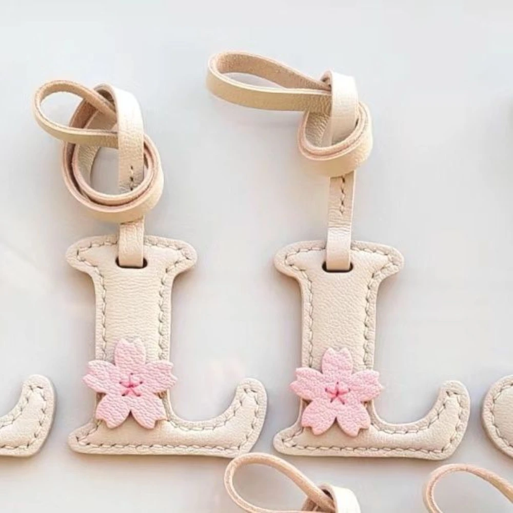 Creative High Quality Genuine  - Monogram Keychain Leather ulasan dan harga