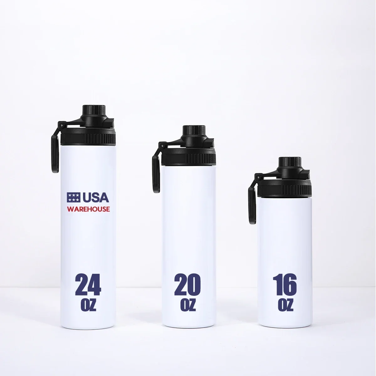 

Warehouse Wholesale Double Wall 20oz Stainless Steel Vacuum Blank Sublimation Sport Water Bottle Insulated with Lid