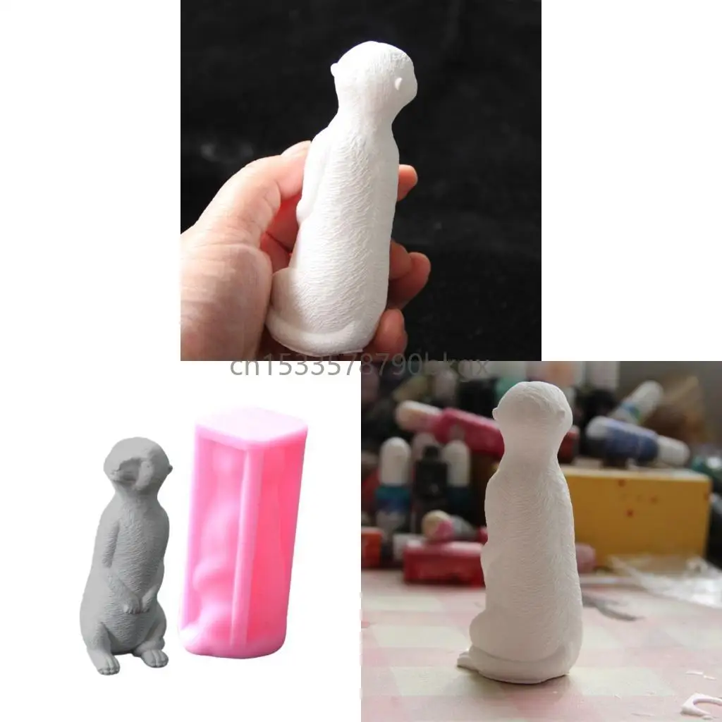 

Meerkats Mold Silicone Mould for Unique Handmade Crafts and Decorations J78E