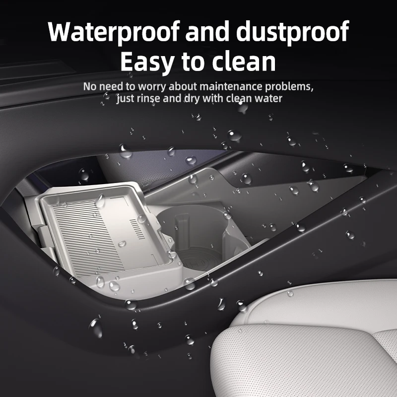 2025 For BYD Seal 06 DM-i Seal 6 DM-i Silicone Center Console Below Storage Box Central Control Organizer Mat Car Interior