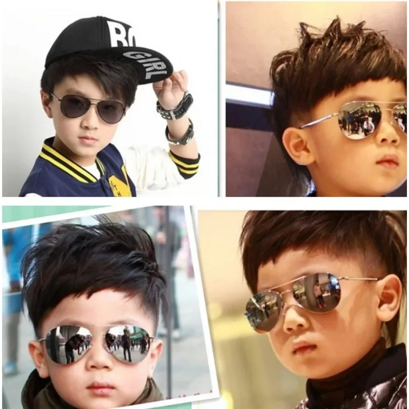 1PC Vintage Kids Sunglasses UV400 Brand Designer New Trend Children Sun Glasses Luxury Shades Baby Boys Girls Eyewear