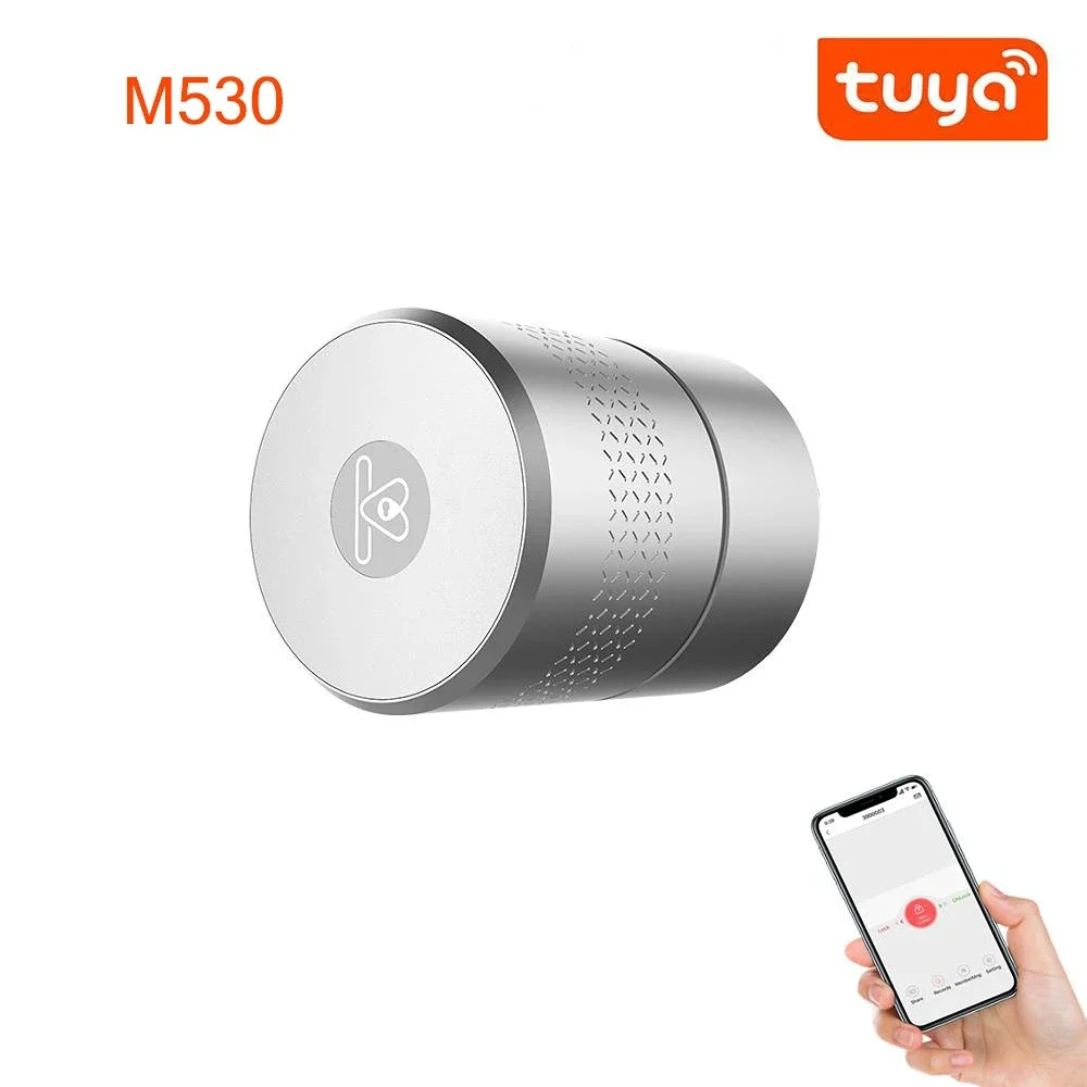 

M530 Door Lock TUYA Zigbee Smart Lock Fingerprint Smart Home Remote Control Lock Use Original Cylinder Upgrade Door Lock