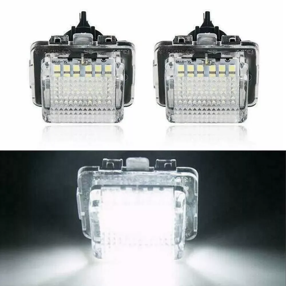 

2 шт. 12 В для Mercedes-Benz W204 W204 5D W212 W216 W221 Белый без ошибок Canbus светодиодный светильник номерного знака