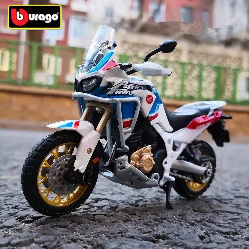 

Bburago 1:18 HONDA Africa Twin Adventure Racing Motorcycle Model Street Motorcycle Model Simulation Collection Gifts Toys Boys