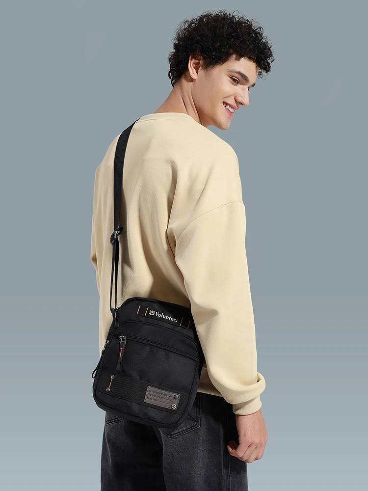 Bolsa de ombro leve masculina Oxford, bolsa transversal com todos os fósforos, bolsa para telefone urbano, nova, 1835-06, 2024