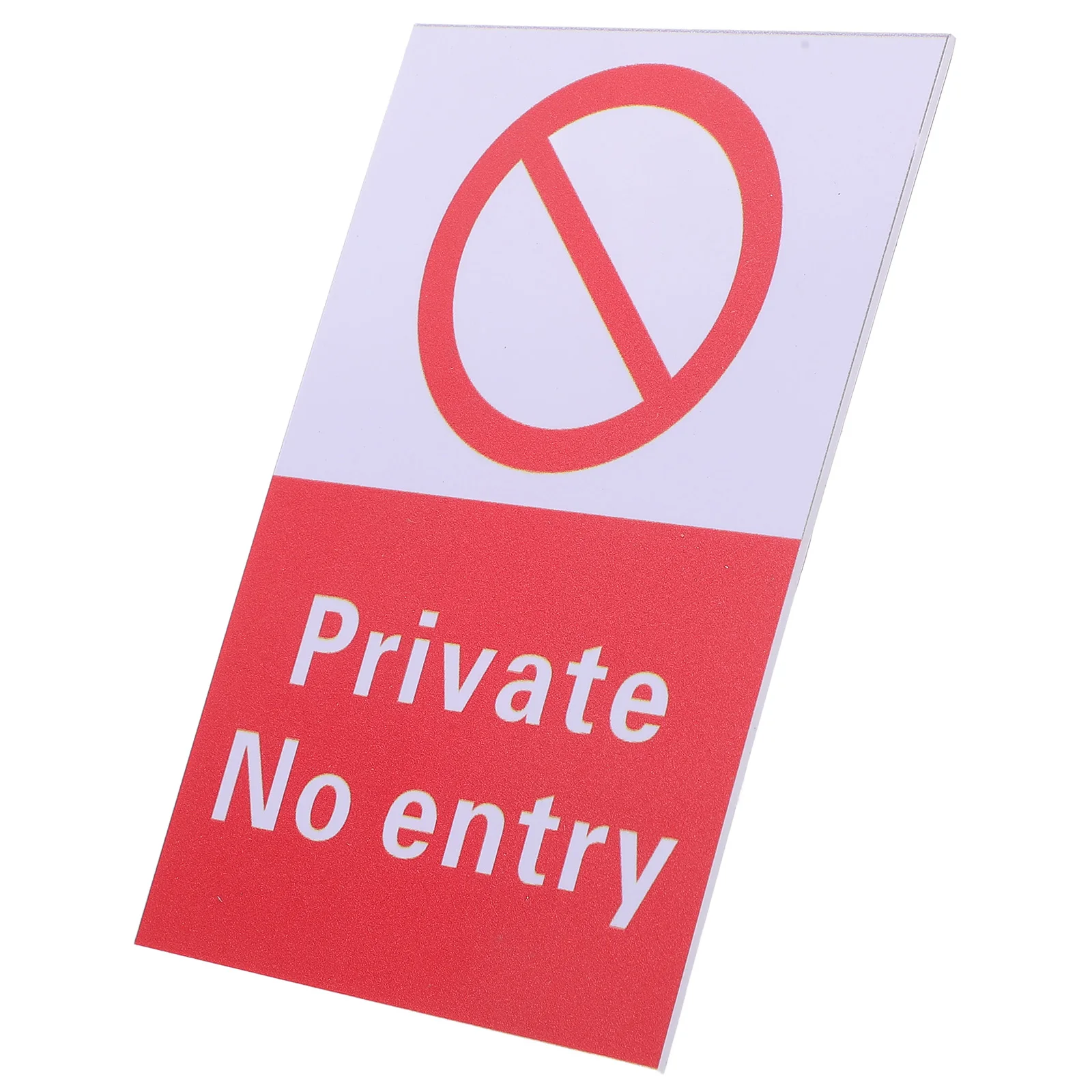 

PVC Prohibited Entry Sign Adhesive Sticker Not Enter Warning Entrance Stickers Labels The Equipment Emergency Stop