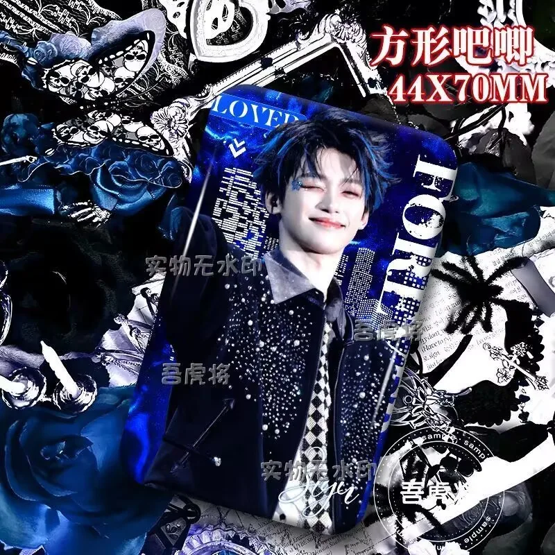 "Reverse love"뮤직 페스티벌 Ziyu의 새로운 고급스러운 자체 제작 Baji Doujin 배낭 펜던트 사각형 기장 브로치