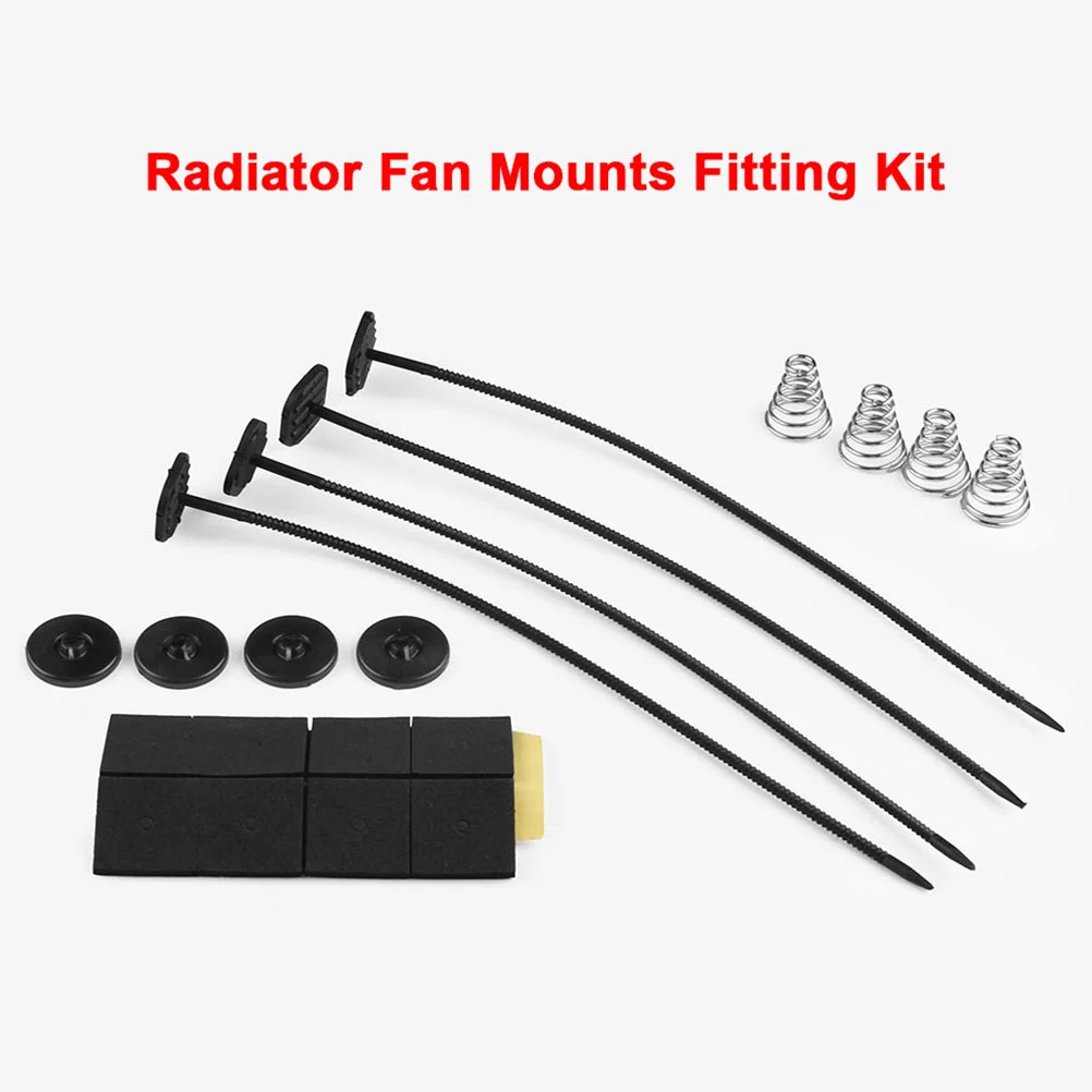 Car Fan Bracket Set Automotive Modification Electric Fan Cooler Mounting Kit Car Fan mount Set Fan Accessory