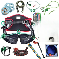 Recommended Set for Work Climbing Competition: Seat Belt Three Eye Pulley Beanbag Frame