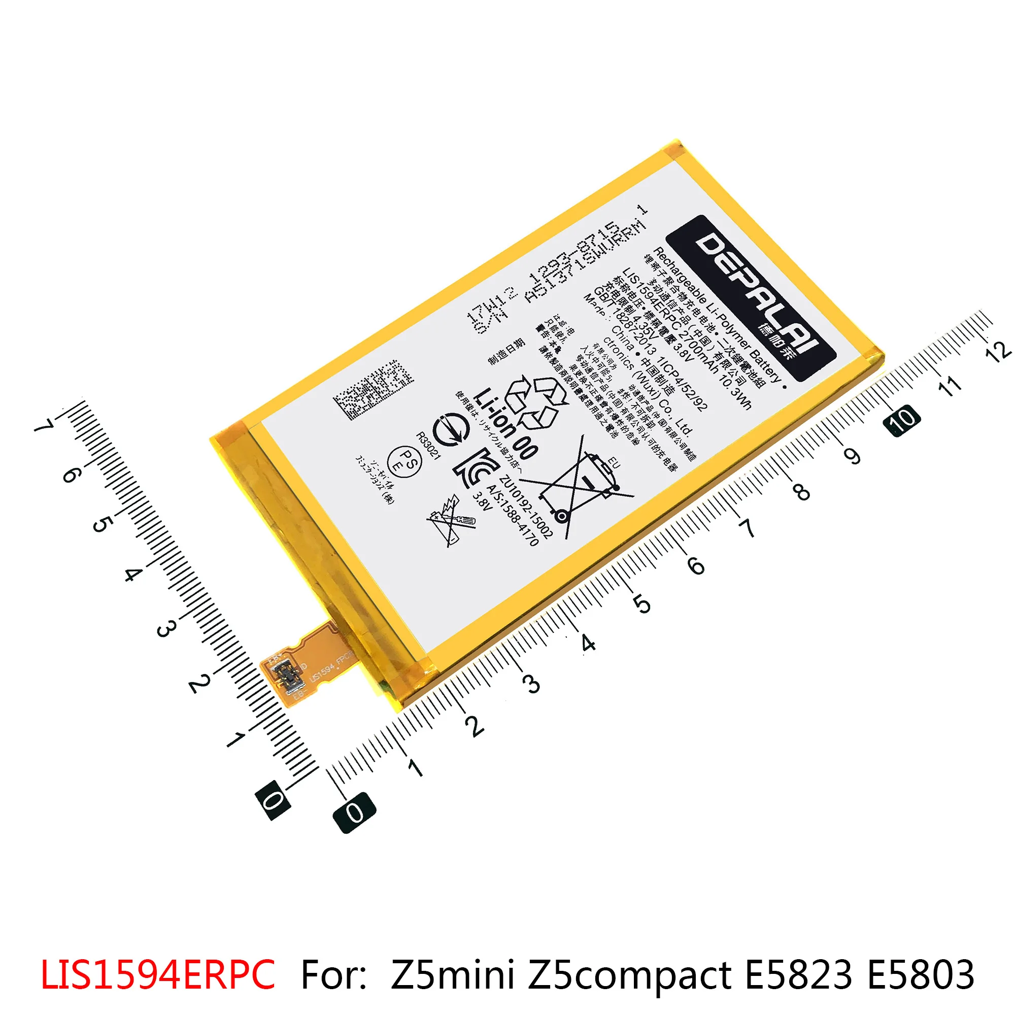 LIS1593ERPC LIS1605ERPC LIS1594ERPC Battery For Sony Xperia Z5 E6653 E6683 Z5P Z5Premium Z5compact Z5mini E5823 E5803 Batteries