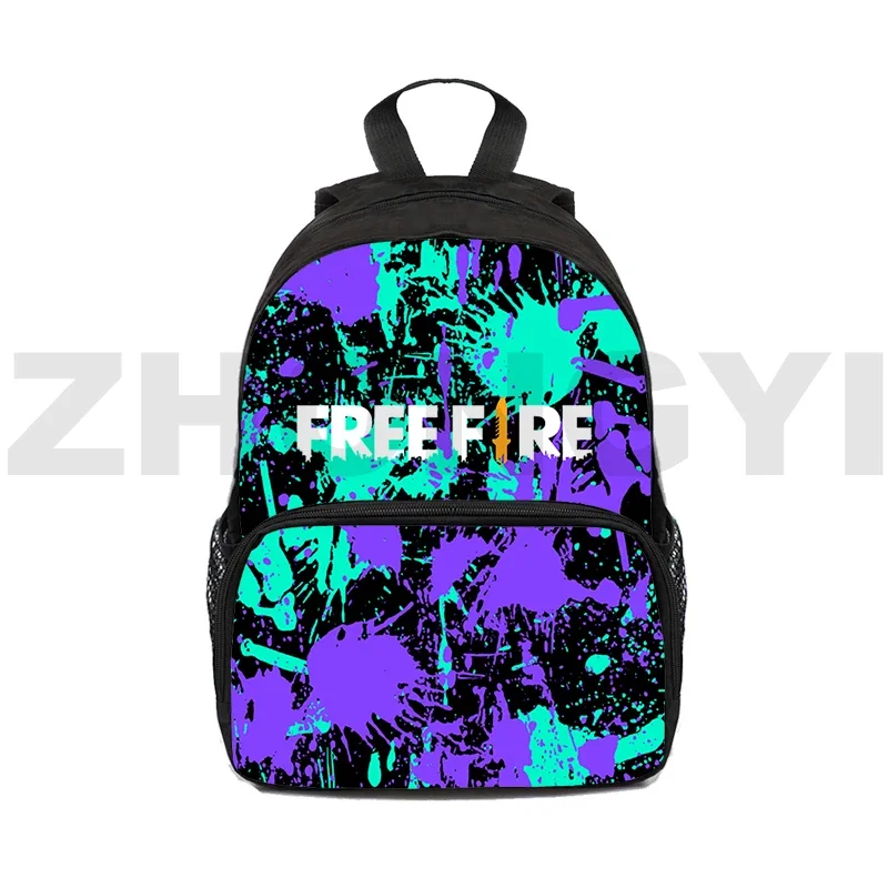 Funny Free Fire Garena School Backpack for College Student 12/16 Inch Urban Executive Backpack Men Kid Bookbag Laptop Travel Bag