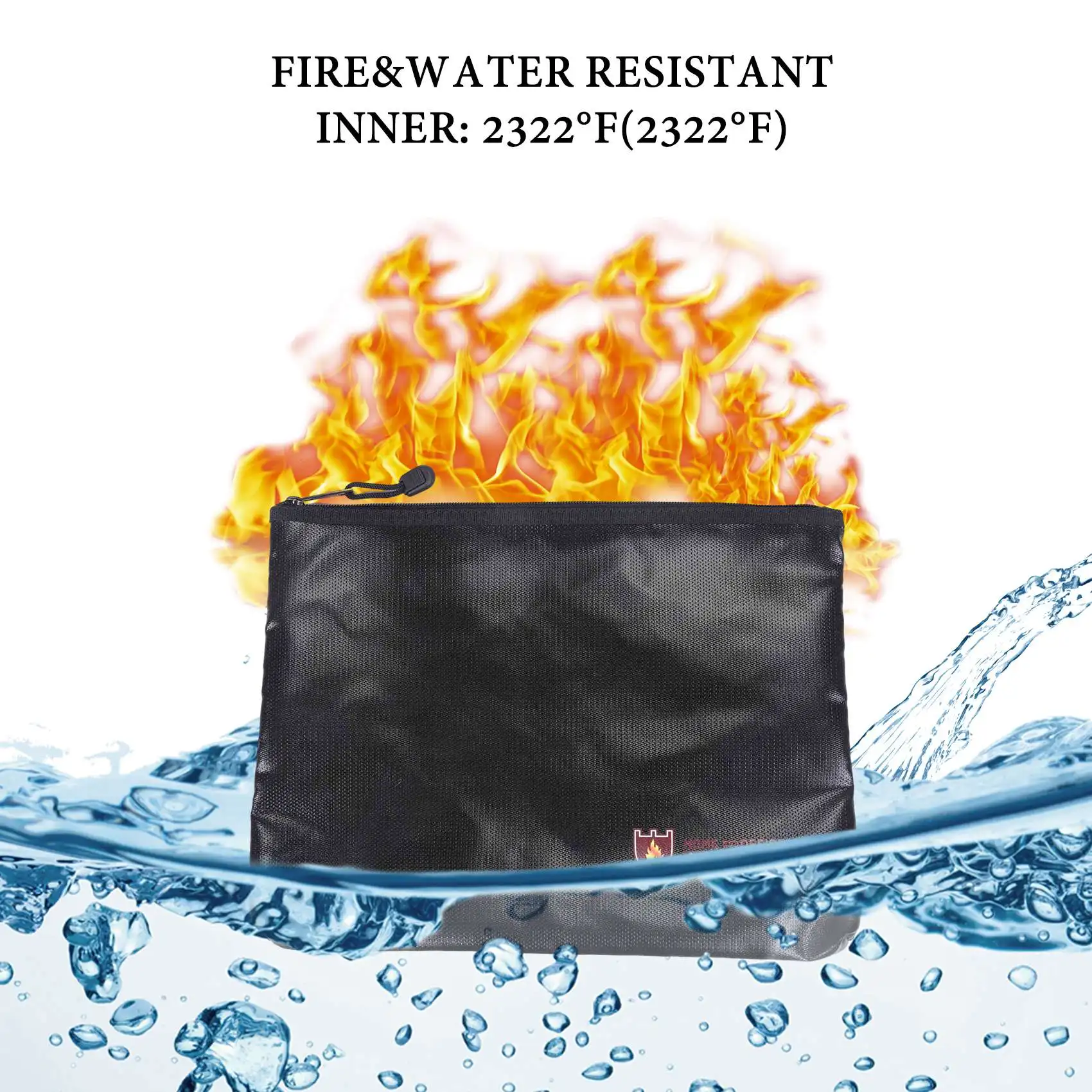 Feuerfeste Dokumenten tasche, wasserdichte und feuerfeste Dokumenten taschen, feuerfeste Geld tasche für a4 Dokumenten halter