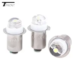 Lámpara LED en miniatura P13.5S, Bombilla de repuesto para linterna, luz de trabajo, 0,5 w, 3v, 4,5 v, 6v