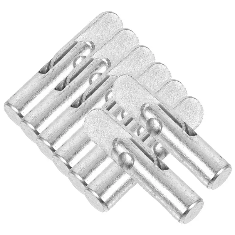 8pcs Small Scaffolding Fixed Pin Locking Pins Small Pull Galvanized Fixed Cotter Parts Spring Retainers Equipment Replacement