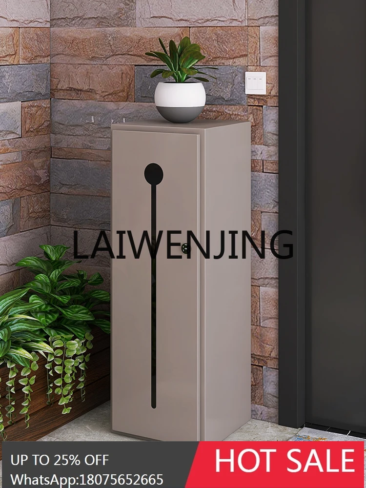 RWJ Corridor outside Corridor Elevator Entrance Intelligent Anti-Theft Steel Home Minimalist Shoe Rack