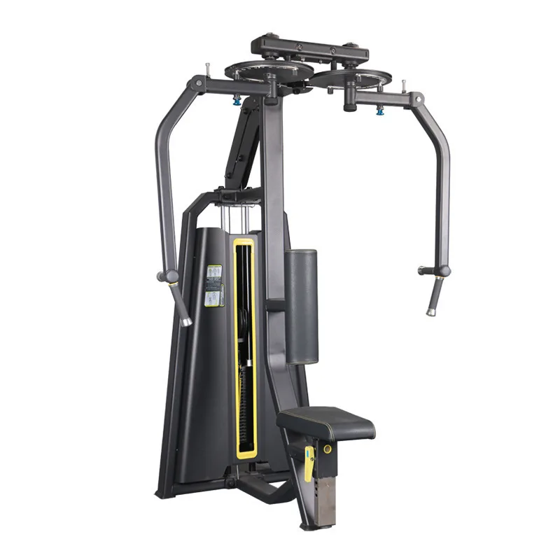 Máquina anti-pájaros con forma de mariposa para gimnasio interior, equipo comercial de entrenamiento de músculos pectorales, postura sentada