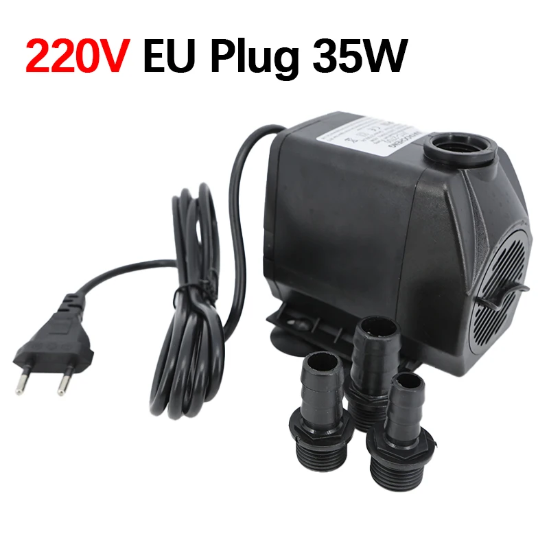 

AC 220V 45W Submersible Water Pump 2500L/H Ligh Aquarium Fountain Air Fish Pond Tank Water Pump EU POWER Plug