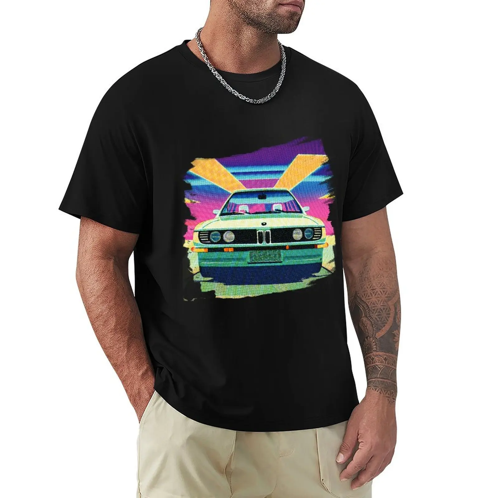 Camiseta Synthwave Beemer, camiseta para el Día de Acción de Gracias