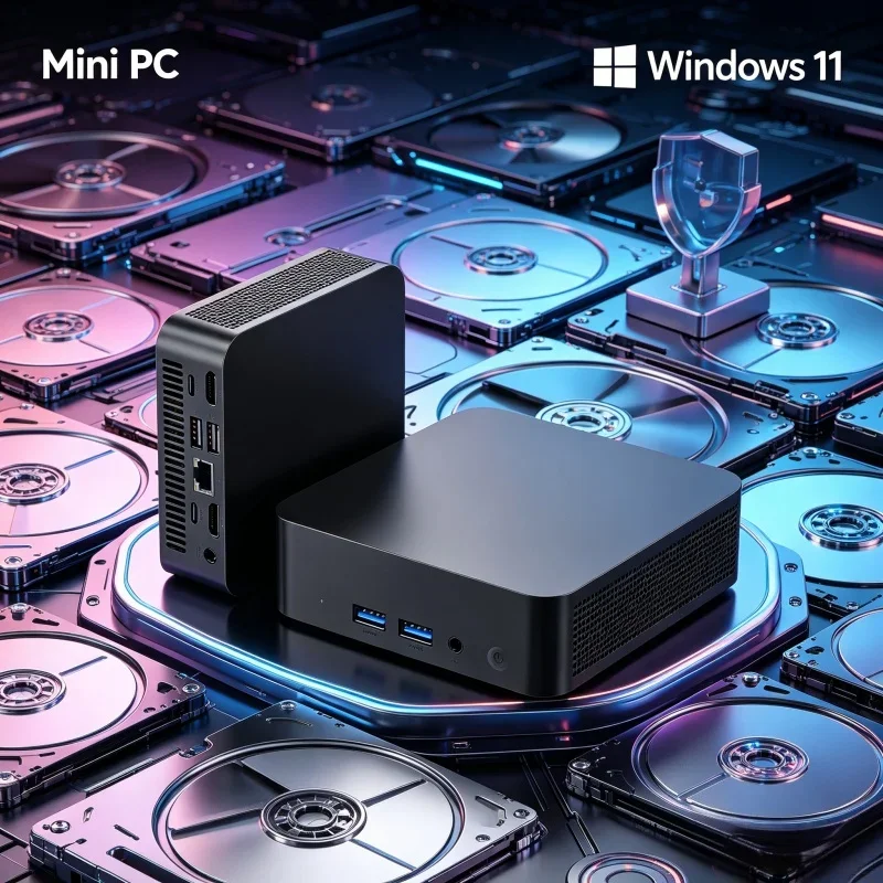 

Multi-scene Use Mini PC I9-8950HK Ultra Slim Windows 11 WiFi6 BT5.2 DDR4 1/2TB SSD Portable Desktop For Study & Entertainment